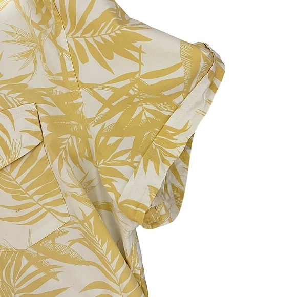 MADEWELL Short Sleeve Pullover Work Shirt In Tropical Print Size XL - Picture 8 of 11